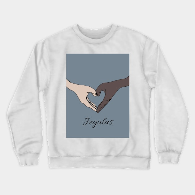 Jegulus Hands Crewneck Sweatshirt by ThePureAudacity